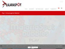 Tablet Screenshot of malariaspot.org